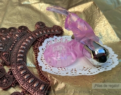 Anillo vibrador rabbit rosa