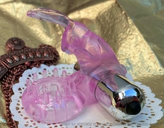 Anillo vibrador rabbit rosa - Happys & Flowers