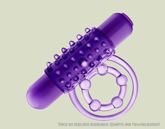 Anillo vibrador violeta - Happys & Flowers