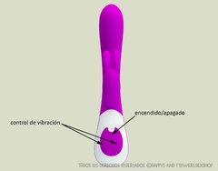 Vibrador Harlan recargable - tienda online