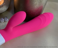 Vibrador recargable con estimulador de clítoris - tienda online