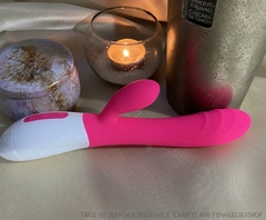 Vibrador recargable con estimulador de clítoris - Happys & Flowers