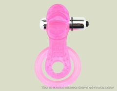 Anillo vibrador doble rosa