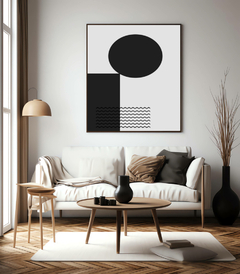 Quadro Decorativo - Black Form - Studio Rosso Art e Design