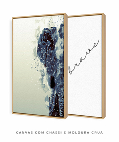 Quadro Decorativo - Conjunto Be Brave - comprar online