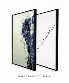 Quadro Decorativo - Conjunto Be Brave - loja online