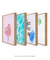 Quadro Decorativo - Conjunto Flamingo Beach - loja online