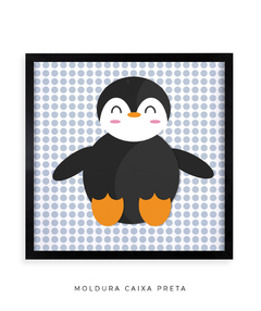 Quadro Decorativo - CutePenguin - Studio Rosso Art e Design