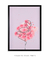 Quadro Decorativo - Pink Flamingo - Studio Rosso Art e Design