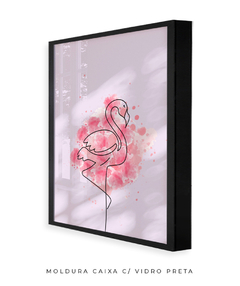 Quadro Decorativo - Pink Flamingo - loja online