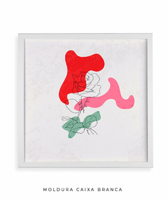 Quadro Decorativo - Rosa - Studio Rosso Art e Design