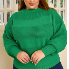 BLUSA EM TRICÔ PLUS SIZE