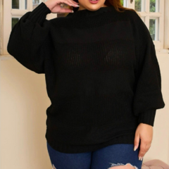 BLUSA EM TRICÔ PLUS SIZE