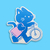 Gato En Bici Sticker