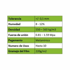 TRIPLAY FILM ANTIDERRAPANTE PARA PISO 15MM 1.22X2.44 (1 PIEZA) en internet