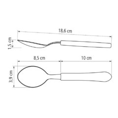 CUCHARA DE MESA LEME 23183/400 - comprar en línea