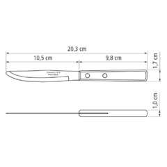 CUCHILLO MESA 4" POLYWOOD 21101/474 - comprar en línea