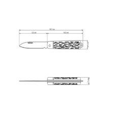 NAVAJA DE ABS 3" 26300/003 -  MADERCENTER