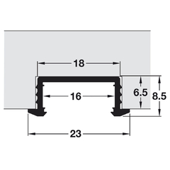 PERFIL PARA TIRAS DE LED 833.72.983 -  MADERCENTER