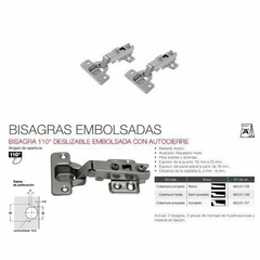 BISAGRA BIDIMENSIONAL COBERTURA MEDIA 35MM SEMICURVA (PAR) HAFELE - comprar en línea