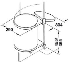 BOTE PARA BASURA 15L 502.12.023 - comprar en línea