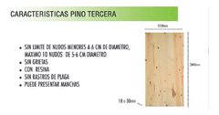 TABLERO ECOTAB LISTONADO DE PINO 21 A 25X1.22X2.44 3A en internet