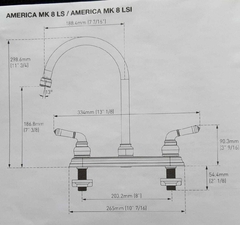 GRIFO DE COCINA AMERICA MK8 en internet