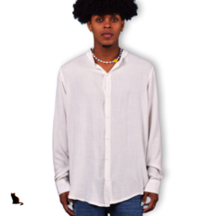 Camisa de lino AIR blanca