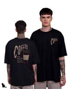 Remera oversize COFFEE