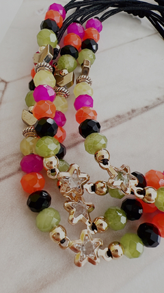 Pulsera Estrella Multicolor - meencantaaccesorios