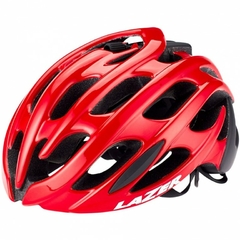 CAPACETE LAZER VERMELHO LZB BLADE CPSC SILVER M 55-59cm - comprar online