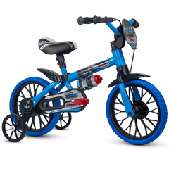 BICICLETA ARO 12 VELOZ NATHOR AZUL/ PTO