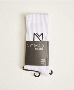 MEIA CASUAL BRANCA NOMAD