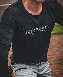 CAMISA NAKED PRETA MASC MANGA LONGA - NOMAD