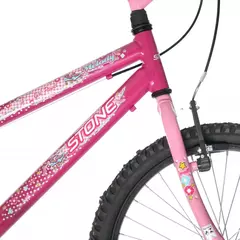 BICICLETA 20 STONE FEM MELODY PINK/ROSA (BAR) - comprar online