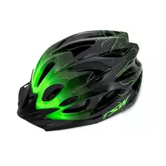 CAPACETE MTB RAPTOR III LED PT/VD C/VIS. TSW