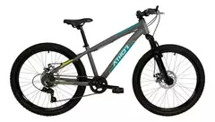 BICICLETA 24 BRAVE TZ 21V SHIMANO F. A DISCO GRAFITE