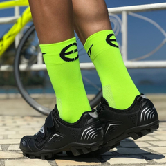 MEIA CICLISMO ERT AMARELO FLUOR TOTAL