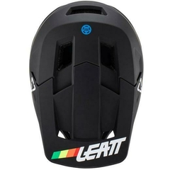 CAPACETE LEATT MTB GRAVITY 1.0 PRETO BRANCO 60 - loja online