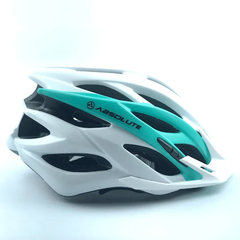 CAPACETE ABSOLUTE LUNA BCO/VERDE