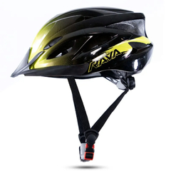 CAPACETE MTB SPACE III C/VIS. PT/AM