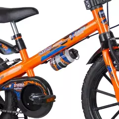 BICICLETA ARO 16 EXTREME LARANJA/ PTO - comprar online