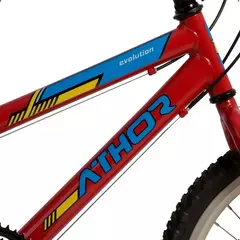 BICICLETA 20 MTB 18/M EVOLUTION MASCULINA VERMELHA - loja online