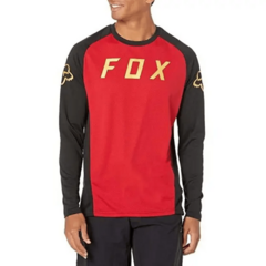 FOX BIKE CAMISA DEFEND LS VERMELHO