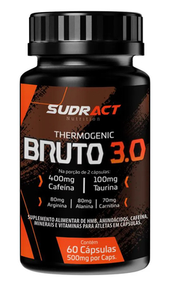 TERMOGENICO BRUTO 3.0 C/ 60 CAPSULAS SUDRACT