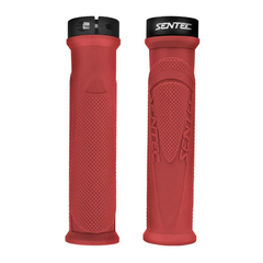 MANOPLA MTB 130MM C/TRAVA VERMELHO Ref: STMAN0013 Marca: SENTEC