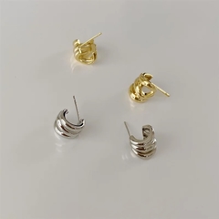 Pendientes minimalistas triple - comprar en línea