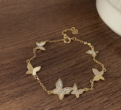 Pulsera dijes mariposa - comprar en línea