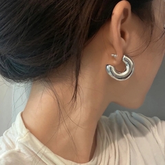 Essential Chunky hoops silver en internet