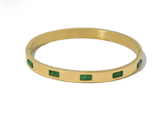 Brazalete cristales verdes